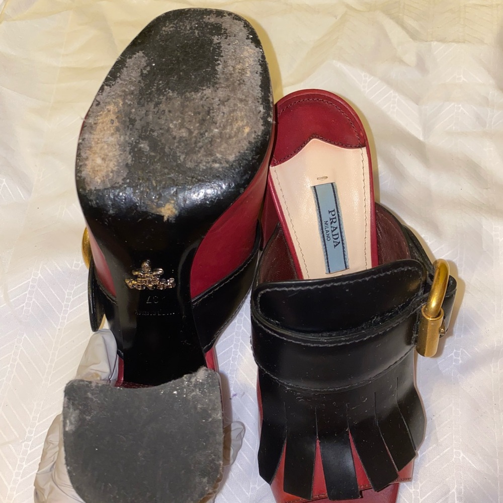 Prada chunky wedges sandal - Picture 4 of 5